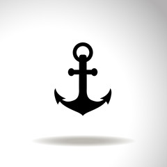 Anchor vector icon.