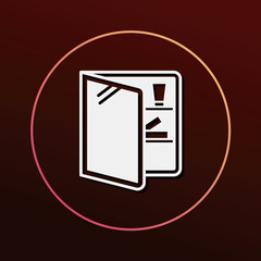 mirror washbasin icon