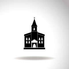 Church vector icon design