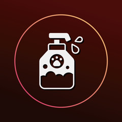 pet shampoo icon