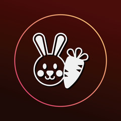 pet rabbit icon