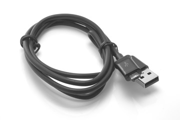 Universal Serial Bus / Universal Serial Bus (USB) on white background.
