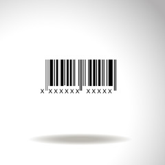 Bar code vector icon