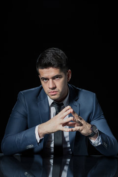 Handsome evil boss