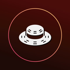 Sun hat icon