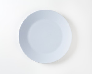Round gray plate
