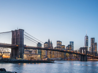 Obraz na płótnie Canvas Sunset in Manhattan