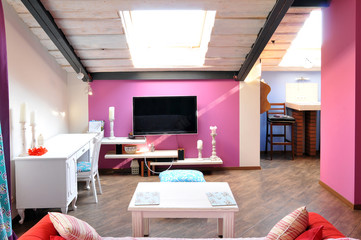 A modern living room