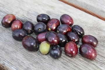 black olives