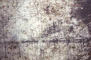Scratched grunge metal texture.