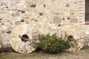 Old millstone for watermill © pergo70