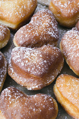 heart shaped donuts