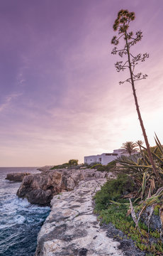 Abendidylle an der Cala Ferrera, Mallorca