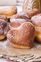 heart shaped donutsh