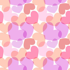 seamless pattern with hearts