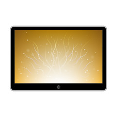 Digital tablet illustration