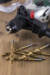 Power Drill with Bits