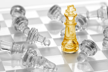 Chess business concept.