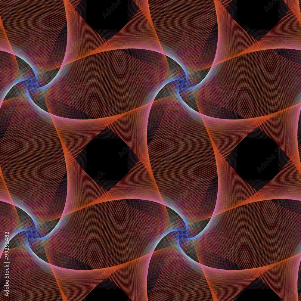 Poster seamless computer generated fractal pattern background