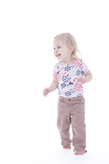 toddler girl dancing