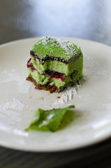 Green tea cake