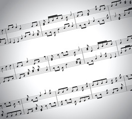 Obraz premium music notes background