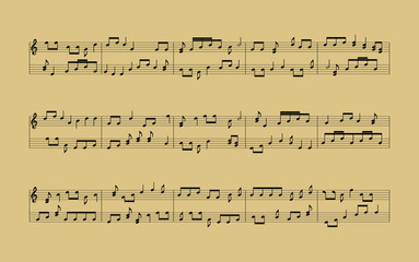 music notes background