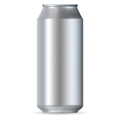 Realistic aluminum can