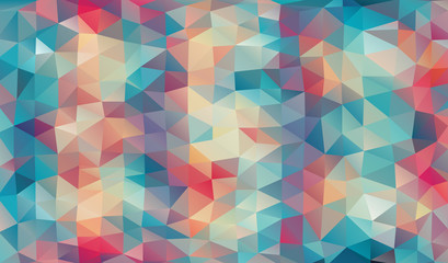 Colorful abstract polygon background