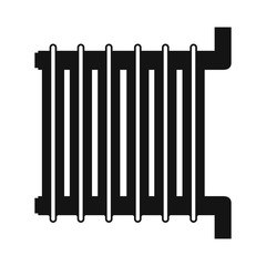 Radiator black simple icon