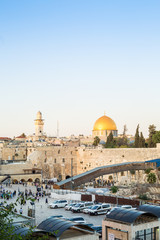 Western Wall and Rock of the Dome in Jerusalem