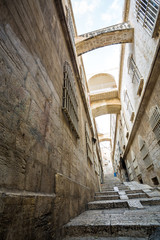 Steep street of Jerusalem