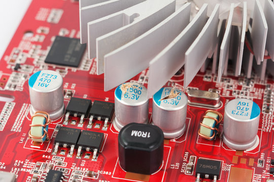 Bad capacitors on the graphics card