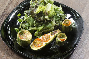 Stuffed zucchini
