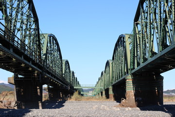 トラス構造の橋