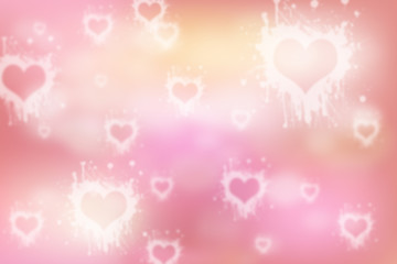 Blurred Bokeh Background with sparkles and glitter