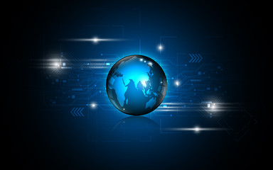 vector abstract background global communication innovation concept