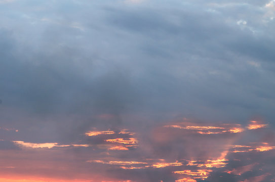 Fototapeta Dramatic sunset and sunrise sky