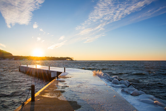 Sunset Over Door County 