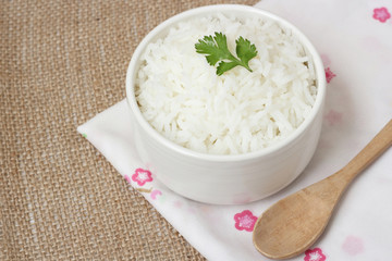 Obraz na płótnie Canvas bowl full of rice