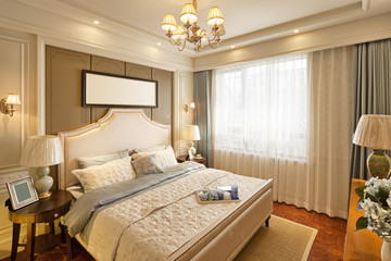 interior of modern bedroom