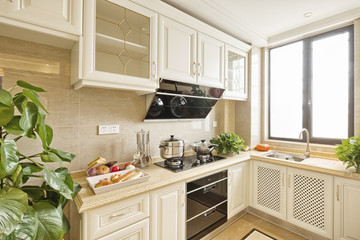 interior of modern kitchen