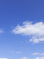 空と雲　青空