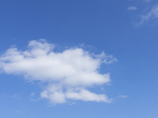 空と雲　青空