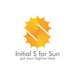 Initial S for Sun Logo Icon
