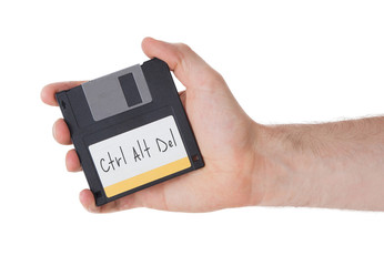 Floppy disk, data storage support