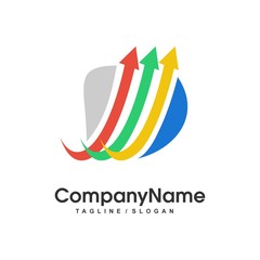 finance vector logo icon