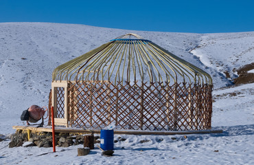 Construction Turkic yurts