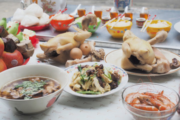 Chinese New Year's Day worship