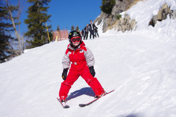 sports d'hiver - ski de piste